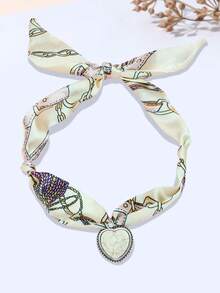 情人节礼物心形项链，西部绿松石心形吊坠祭祀项链 - 西部 - 查看 5