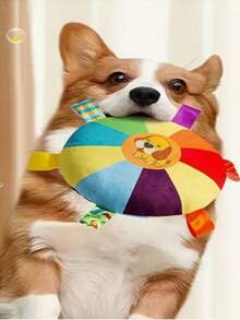 1 szt. pluszowa piszcząca zabawka dla psa, interaktywna zabawka do gryzienia z zabawnymi dźwiękami, odpowiednia do szkolenia i zabawy, miękki materiał, odpowiednia dla małych/średnich/dużych psów, słodka zabawka dla zwierząt z kreskówkową kreskówką, zabawka dla psa, pluszowa piszcząca interaktywna zabawka dla psa, odporna na gryzienie, rekwizyt do szkolenia psów (wysyłany losowo)