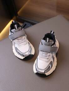 1双女婴运动鞋，PU魔术贴设计，软底，时尚耐穿，适合春、秋、冬季穿着。 - 灰色 - 查看 6