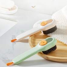 1个塑料清洁刷，家用清洁工具，鞋刷，清洁，清洁刷，清洁用品，家居用品，厨房必备品 - 彩色 - 查看 4