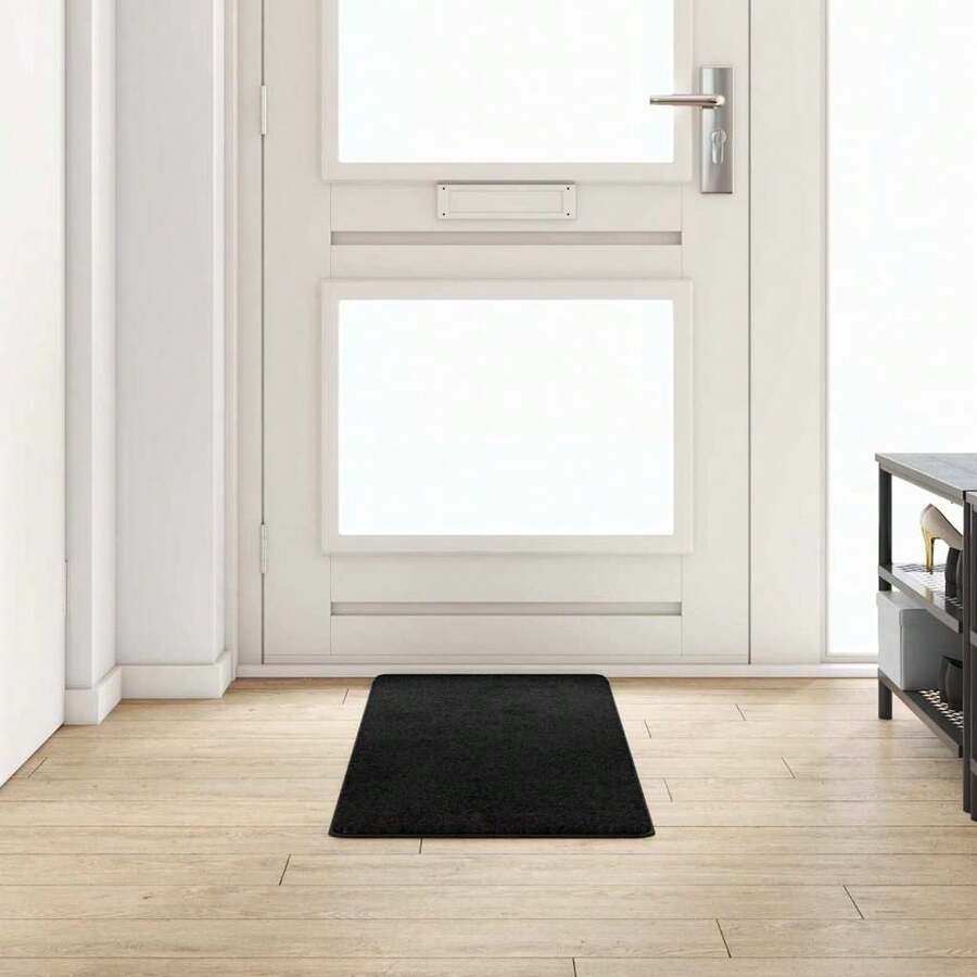 Runner de Alfombra Negro 50 x 150 cm - Schwarz - Übersicht 1