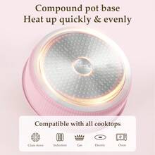 5pcs /7pcs/24 Pcs Pots And Pans Set Non Stick, Ceramic Cookware Set With Detachable Handles, Healthy Induction Cookware Oven RV Kitchen Set - Hồng 24 chiếc - Xem 7