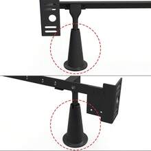 Set Of 6 High Rise Bed Frame Risers - 5 Inch Lift With Adapters For 1/2" And 3/8" Feet - Default - View 7