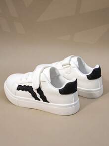 Children's Shoes Spring New Anti-Slip Toddler Girls' Sports Shoes, Casual Boys' Sneakers, Baby Running Shoes, Little White Shoes - Black - View 2