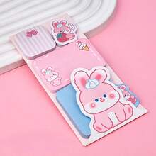 Cute Animal Combination Sticky Notes, High-Quality Cartoon Panda Memo Pad, Student Stationery, Scrapbooking Material, Memo Pad - Multicolor - View 6