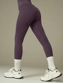 UONNOU 运动塑形家居服套装 | 弹力修身运动服 - 紫色 - 查看 8