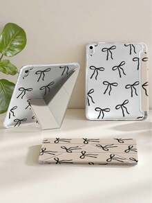 L型图案平板电脑保护套，兼容iPad Air 11英寸M3（2025款）/M2（2024款）、iPad Air第五代（2022款）、iPad（A16）11英寸第十一代（2025款）、Galaxy Tab平板电脑、Kindle Paperwhite第十二代（2024款）。透明后盖，时尚图案保护套，具备自动休眠/唤醒功能，气垫保护，适合作为礼品和办公用品。 - 彩色 - 查看 4