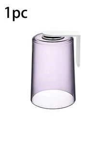 Magnetic Inverted Mouthwash Cup, No Drilling Installation, Wall-Mounted Toothbrush Cup Storage Rack, Transparent Minimalist Toothbrush Cup, Household Rinse Cup, Hanging Toothbrush Cup, Space-Saving, Hygienic Storage Rack, Suitable For Sink, Washbasin, Dormitory, RV Bathroom, Essential Home Decor For Men And Women