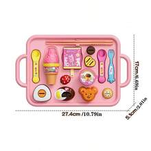 1pc 2025 New Jelly Strawberry Pudding Playset - Feeding Toy, Japanese Mirupu Pudding Figurine, Pretend Play Toy, Children's Day/Birthday/Christmas/Halloween Gift, Perfect Present