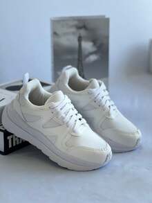 Women's Paris Casual Sneakers, White And Black: Style And Comfort With Every Step - White - View 3