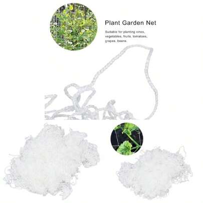 Yosoo Red Elstica de Soporte para Plantas de 1, 67 X 10, Red Flexible de Enrejado de Flores, para Plantar Enredaderas, Verduras, Frutas, Tomates, Guisantes, Uvas Y Frijoles, Cabeceras