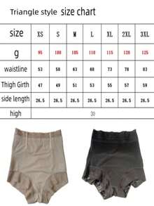 1pc Black Tummy Control Butt Lift Triangle Shapewear Bottoms, Postpartum Essentials Shapewear, Anti Roll  Body Shaping And Slimming Triangleunderwear, Perfect For Exercise, Daily Life, Date Night, Vacation Outfits, Concert Outfits, Birthdays, Valentine's Day Costumes - 彩色 - 查看 10