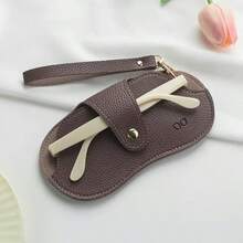 1pc Anti-Pressure Eyeglass Case, Portable Eyeglass Bag, Sunglasses & Prescription Glasses Storage Pouch, Hanging Anti-Lost Protective Cover, Fashionable Multi-Function Eyeglass Holder, Eyeglass Case, Travel Essential, Suitable For Vacation, Dorm, Home, School, Travel - Multicolor - View 10