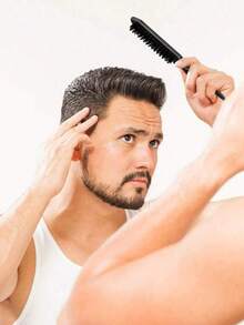 6/5/2/1pc / A Set Gender Neutral Hair Styling & Makeup Set Including Tail Comb, Dual Head Comb, Triple Row Teasing Brush, Brush Comb, And An Eyebrow Brush For Barber Shop And Daily Use - Multicolor - View 7