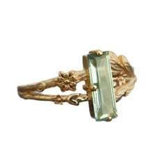 The New Simple Inlaid Rectangular Crystal Ring Is A Versatile Hand Jewelry For  Influencers In Japan And South Korea - Vàng - Xem 5
