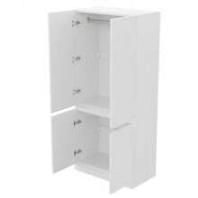 Bedroom Armoires - White + Wood - View 11