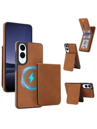  AWQUER Étui portefeuille en PU similicuir 2 en 1 convenant pour Galaxy S25 Edge S24 S23 FE S22 Plus Ultra, sac de téléphone avec fente pour carte, convenant pour Galaxy A56 A36 A16 A55 A35 A15 A54 A14 A53 A13, avec support
