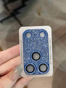 镶钻相机镜头保护膜，兼容 17/17 Pro Max/17 Pro/17 Air系列，高清，易于安装，抗冲击，耐磨，高硬度，色彩闪亮，完美贴合，适用于日常、办公、居家等各种场合。这款闪亮水晶防水防震防摔防刮花的手机摄像头保护膜，让您的手机镜头更加清晰美观。 - 深藍 - 查看 12