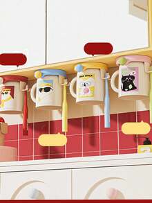 Thickened Rinse Cup, CuteToothbrush Cup, Anti-Drop Anti-Spill Toothbrush Cup, Cartoon Toothbrush Cup - Multicolor - View 10