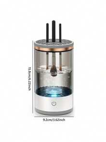 1 个电动化妆刷清洁器，USB 供电三合一自动化妆刷清洁烘干架，高效电动化妆刷清洁器（塑料材质，手工测量可能存在轻微误差）。自动化妆刷清洁器可同时清洁 3-4 支化妆刷。 - 彩色 - 查看 13