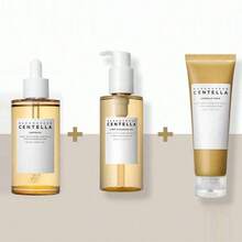 马达加斯加积雪草护肤套装-精华+卸妆油+卸妆乳-基础护肤盒，礼品套装，女士礼物