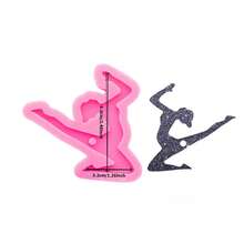 1pc Ballet Dancer Silicone Mold, For Making Crystal Epoxy Resin Keychains, Pendants, Charms, Soap Candle Crafts - Multicolor - View 8