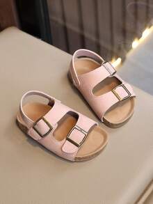 Kids Shoes Summer Girls Sandals Boys Roman Shoes Children Beach Shoes Toddler Shoes - Pink - View 3