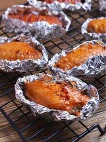 1/3卷耐高温铝箔纸,20米 - 耐用、不粘,适用于烘焙、烧烤和烤箱,是节日烹饪和烘焙的理想之选,食品接触材料,节日烹饪必备 | 加厚铝箔 | 不粘表面,铝箔卷,烘焙铝箔,烧烤油纸,硅胶纸,烤箱铝箔,适用于厨房、餐厅、烘焙、烧烤 - 銀色 - 查看 4