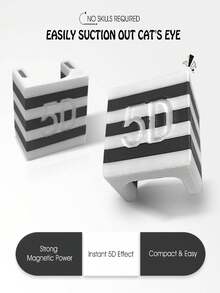 This 5D Automatic Nail Art Magnetic Tool Is Suitable For Cat's Eye Gel Polishing, Strong Magnetic Nail Art, Wide-Edge Lighting, French Nail Art Effect And DIY Nail Art. Suitable For DIY Family Nail Salons, Nail Supplies, Nail Tools, Back-To-School Season, Nail Art, Patch Nail Art, Manicure And Foot Massage Tools. Valentine's Day Gifts, Christmas Gifts, Friends' Gifts, Ladies' Gifts. - Multicolor - View 9