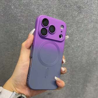 For IPhone 17 PRO MAX 17 PRO 17 Air Fashion Gradient Silicone Multicolour Matte Magnetic Case Compatible With IPhone 17 16 15 14 13 12 11 Pro Max Plus 16E Cover,Christmas Gifts,Winter Gifts