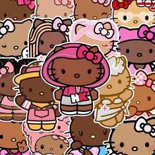 58pcs Cute Black Cat Stickers, Doodle Stickers, Suitable For Personalized Cute Cartoon Creative Decoration, Can Be Stuck On Water Bottles, Laptops, Scrapbooks, Guitars, Cars, Skateboards, Also Can Be Used As Christmas, Halloween, Birthday Gifts/Decorations And Birthday Party Favors.