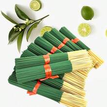 Nhang thơm sả 22cm, nhiều màu sắc, thời gian cháy khoảng 40 phút, thích hợp để làm thơm phòng, tập yoga, thiền, làm việc, thể dục, gia đình, thư giãn - Hương sả - Xem 4