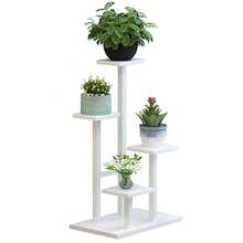 FXLTSBL Plant & Flower Stand/Basket - White - Five-layer - View 1
