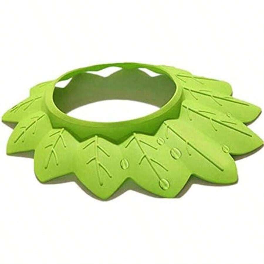 TOPINCN Gorro de Ducha para bebé, Gorro de Cabeza de Baño Suave para bebé Gorro de de Baño Elástico en Forma de Hoja Gorro de Baño con Visera de Ducha para Niños Pequeños,(default) - Multicolor - Ver 1