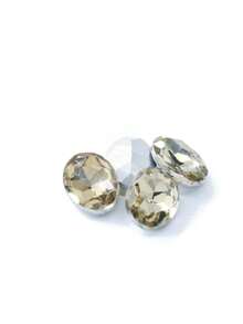 30 Pieces, Oval Multifaceted Rhinestones, Multicoloured Crystal Embellishments, Sparkling DIY Craft Supplies, Versatile Decorations For Nail Art And Phone Cases. - Multicolor - View 3