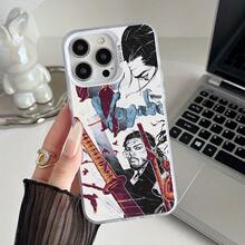 Entrega Local Funda de Teléfono Anime Nana Osaki Compatible con iPhone 16, 15, 14, 13, 12, 11 Pro Max, Cubierta Protectora Plateada de Lujo. - Plateado - Ver 8