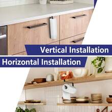 10Inch Paper Towel Rack Wall Mount,Self Adhesive Or Drilled Paper Towel Holder For Kitchen, Bathroom