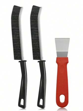 Crevice Cleaning Brush, Hard Bristle Crevice Cleaning Tool, Small Cleaning Brush Suitable For Narrow Spaces, Household Dishwashing Gloves Thick Kitchen Cleaning Brush For Dishes, Laundry, Rubber Household, Multi-Purpose Brush Suitable For Bathroom, Windows, Kitchen, Sink, Corners, Hard Bristle Crevice Cleaning Brush, Crevice Cleaning Brush, Toilet Bathroom Multi-Purpose Stain Cleaning Brush For Bathroom Tiles, Walls, Bathtub, Bathroom Floor And Tiles