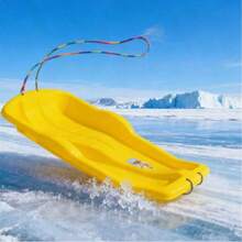 78厘米 x 59厘米厚实耐用的滑雪板/雪橇，适合成人和儿童使用，也可作为雪橇滑道、单板滑雪板、沙板和其他户外运动器材使用。 - 彩色 - 查看 6