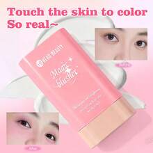 Nuevo Colorete en Barra Cambia de Color, Tono Cálido Transformador, Vibrante, Se Aplica Suavemente en Mejillas y Labios, Crea un Aspecto Natural sin Maquillaje, Acabado Mate, Ilumina el Cutis, Colorete en Barra en Polvo - Multicolor - Ver 9