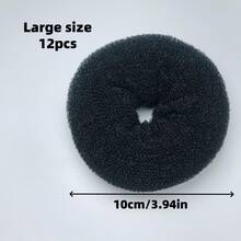 Bộ 12 dụng cụ tạo búi tóc hình bánh donut, vòng tạo búi tóc, bao gồm dụng cụ tạo búi tóc, dụng cụ tạo búi tóc kiểu ballet, dụng cụ tạo bím tóc xoắn ốc nhanh chóng và dễ dàng, bộ dụng cụ làm tóc, bộ dụng cụ tạo kiểu tóc. - Nhiều màu - Xem 17