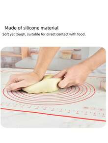 1pc Silicone Kneading Mat, Thick Non-Slip Non-Stick Heat Resistant Dough Kneading Mat, Suitable For Kitchen Baking Tools - Multicolor - View 5