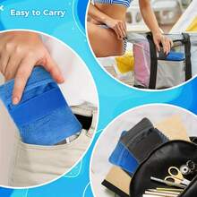 Guantes para eliminar arena de la playa - Un elemento esencial para la playa, guantes reutilizables y amigables con la piel para eliminar la arena. Diseño geométrico moderno y ligero, de felpa coral, fáciles de lavar a mano y de secado rápido, aptos para uso en la playa al aire una toalla de playa resistente a la arena.