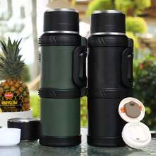 2.5 Liter Stainless Steel Thermal Water Bottle - Preto(2.5升) - 查看 6