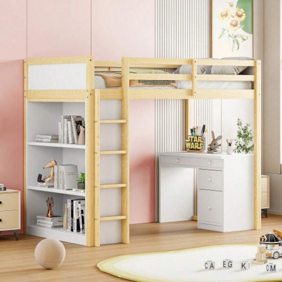 Hochbett 90 - Khaki - View 1