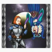 Mandalorian Kryze Sisters Bo Katan And Satine Fleece Throw Blanket, Super Soft Flannel Couch Bed Blanket For Fans, Women Warriors Themed Gift, Lightweight Warm 50x60 Inches (1) - 圖片顏色 - 查看 2