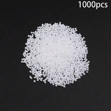 100入/包 ABS免穿孔仿珍珠圓珠，半成品DIY珠寶手工珍珠手鍊吊墜配件，適用於手鍊、項鍊及手工裝飾 50/500/1000入 - 純白/珍珠色 - 查看 23