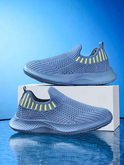 Casual Sports Shoes, Suitable For Teenagers, Campus Students, Outdoor Leisure Sports, Super Lightweight Running Shoes, Hiking Shoes, Lightweight, Breathable, Comfortable, Slip-On