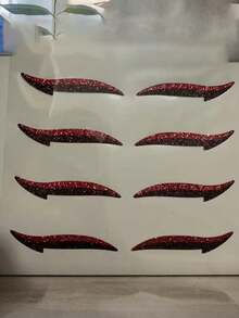 4/24 samoprzylepne naklejki na powieki z cieniem do powiek, wodoodporne, odporne na pot, trwałe, minimalistyczne i seksowne wzory, uniwersalne style, zawierają cienie do powiek i taśmę do powiek, szybkie naklejki do makijażu, najlepsze do codziennego makijażu kobiet, na festiwale, imprezy, gale