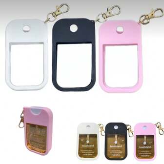 Touchland Cartoon Silicone Case For 1oz/30ml Hand Sanitizer, Perfume, Soap Bottle